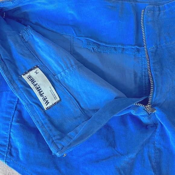 We The Free Keep It Brief Cord Micro Shorts at Free People in Ibiza Blue NEW! - Picture 9 of 9